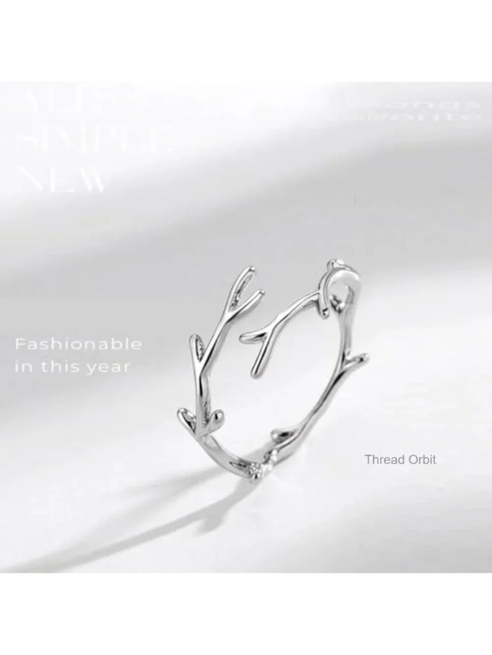 925 Sterling Silver Minimalist Adjustable Rings Band Handmade Women